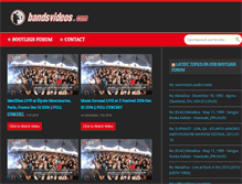 Tablet Screenshot of bandsvideos.com